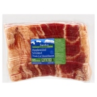 slide 1 of 5, Signature Thick Sliced Bacon Applewood, per lb