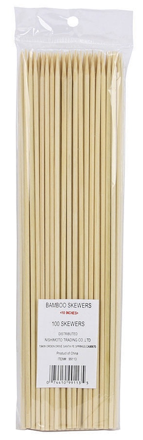 slide 1 of 1, Shirakiku Bamboo Skewers 10 In, 100 pc