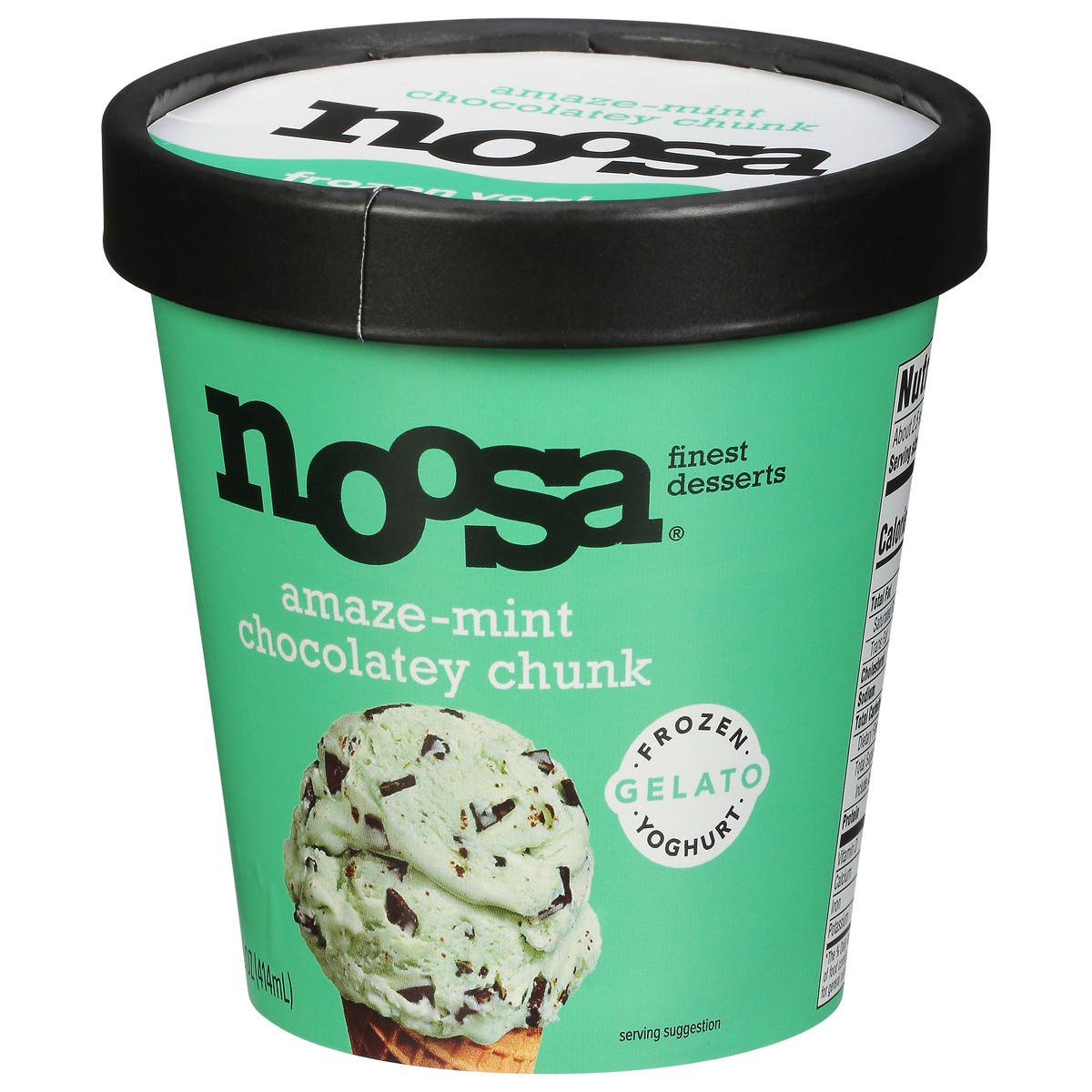 slide 9 of 9, noosa Amaze-mint Chocolatey Chunk Gelato, 14 fl oz