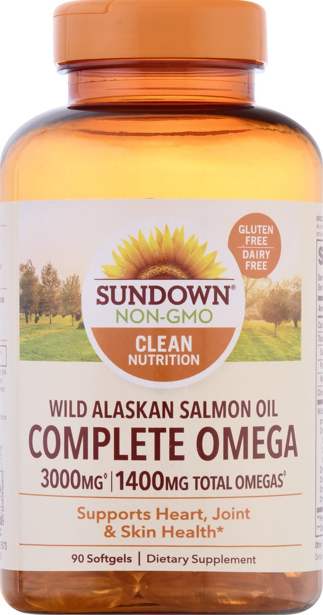 slide 6 of 9, Sundown Naturals Complete Omega Dietary Supplement Softgels, 90 ct