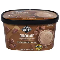 First Street Chocolate Ice Cream