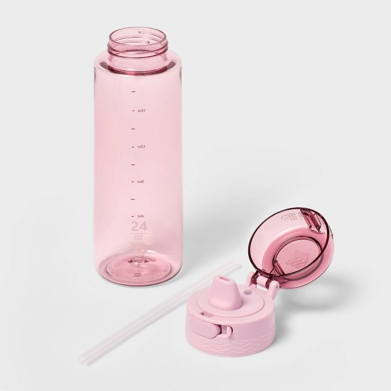 slide 2 of 3, 24oz Tritan Hydration Water Bottle - Purple - All in Motion™: Portable Plastic Drinkware, 24 oz