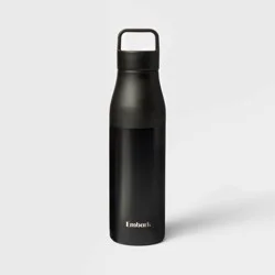 24oz Water Bottle - Black - Embark™: Stainless Steel, Portable Drinkware