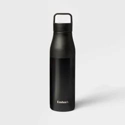 24oz Water Bottle - Black - Embark™: Stainless Steel, Portable Drinkware