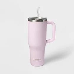 40oz Stainless Steel Tumbler with Straw Purple - Embark™: BPA-Free Drinkware