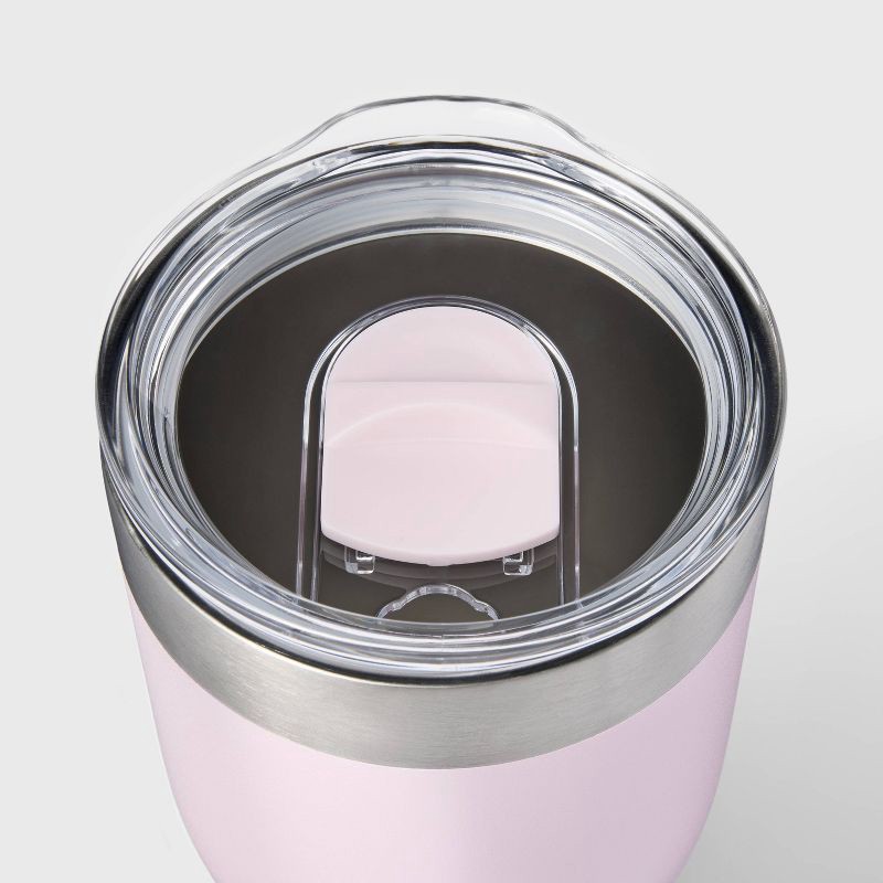 slide 3 of 3, 30oz Stainless Steel Tumbler with Straw Purple - Embark™: BPA-Free, Portable Drinkware, 30 oz