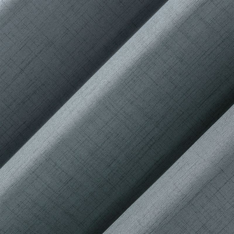 slide 2 of 8, 40"x84" Sun Zero Arlander Crosshatch Thermal Blackout Grommet Curtain Panel Blue: Energy Efficient, Noise Reduction, 1 ct
