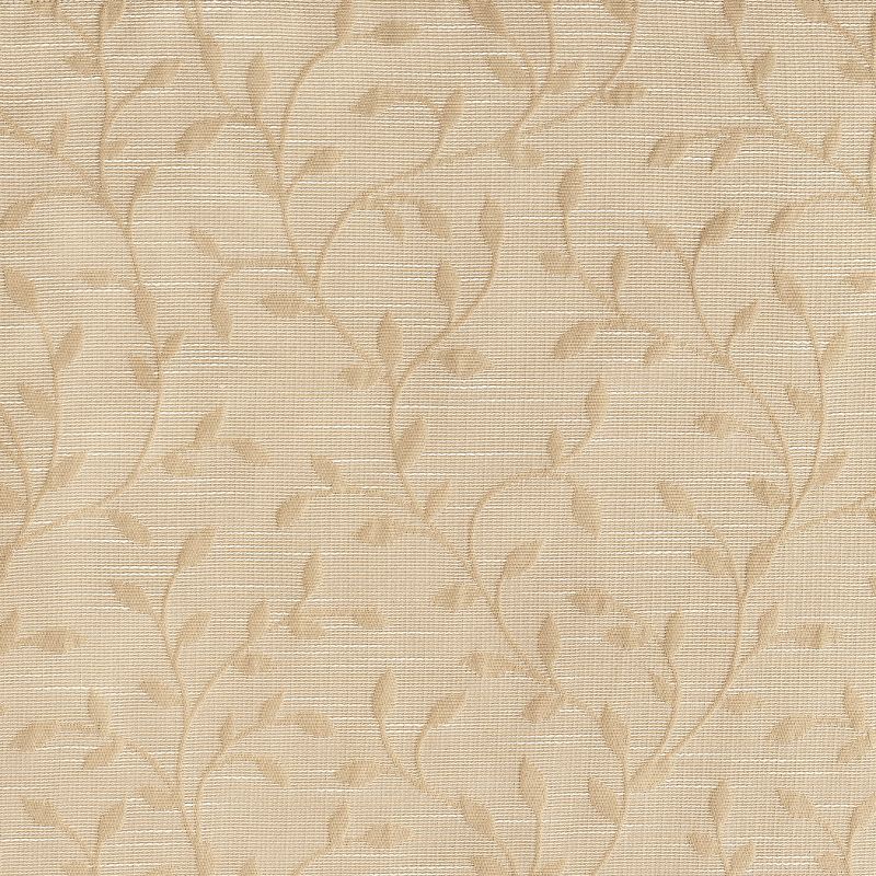 slide 8 of 8, 40"x63" Sun Zero Brinlee Leaf Silhouette 100% Blackout Grommet Curtain Panel Taupe: Modern Floral, Energy Efficient, 1 ct