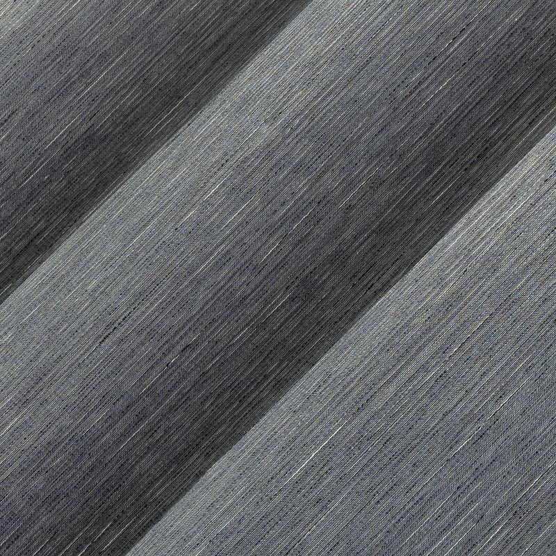 slide 3 of 9, 2pc 37"x63" Sun Zero Halleck Vertical Strie 100% Blackout Grommet Curtain Panel Pair Slate Blue: Modern Thermal Insulated, 2 ct