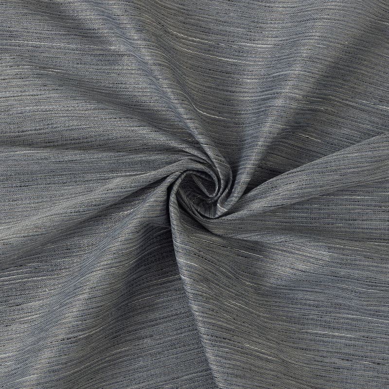 slide 8 of 9, 2pc 37"x84" Sun Zero Halleck Vertical Strie 100% Blackout Grommet Curtain Panel Pair Slate Blue: Modern Energy Efficient, Noise Reduction, 2 ct