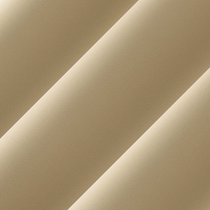 slide 3 of 9, 2pc 37"x63" Sun Zero Tedrow 100% Blackout Grommet Curtain Panel Pair Taupe: Energy Efficient, Noise Reduction, Thermal Insulated, 2 ct