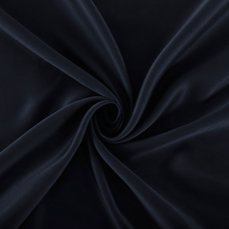 slide 8 of 9, 2pc 37"x84" Sun Zero Tedrow 100% Blackout Grommet Curtain Panel Pair Navy Blue: Modern Thermal Insulated, Noise Reduction, 2 ct
