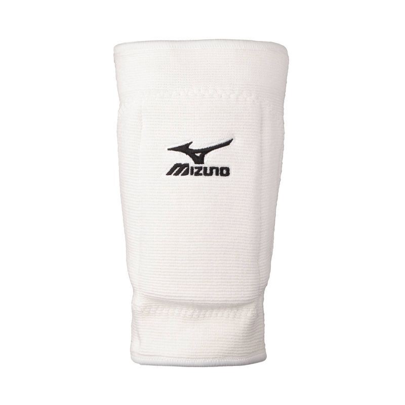 slide 2 of 7, Mizuno T10 Plus Knee Pad 2pc - White: Polyester Pull-On for Volleyball, 2 ct