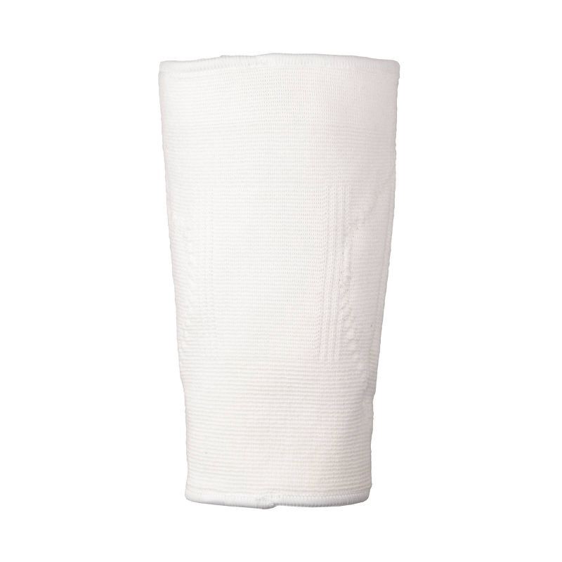 slide 4 of 7, Mizuno T10 Plus Knee Pad 2pc - White: Polyester Pull-On for Volleyball, 2 ct