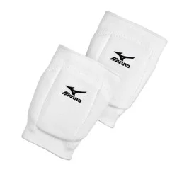 Mizuno T10 Plus Knee Pad 2pc - White: Polyester Pull-On for Volleyball