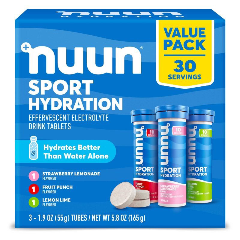 slide 1 of 5, nuun Hydration Sport Drink Dissolving Vegan Tablets - Variety Pack - 5.8oz/30ct, 5.8 oz, 30 ct