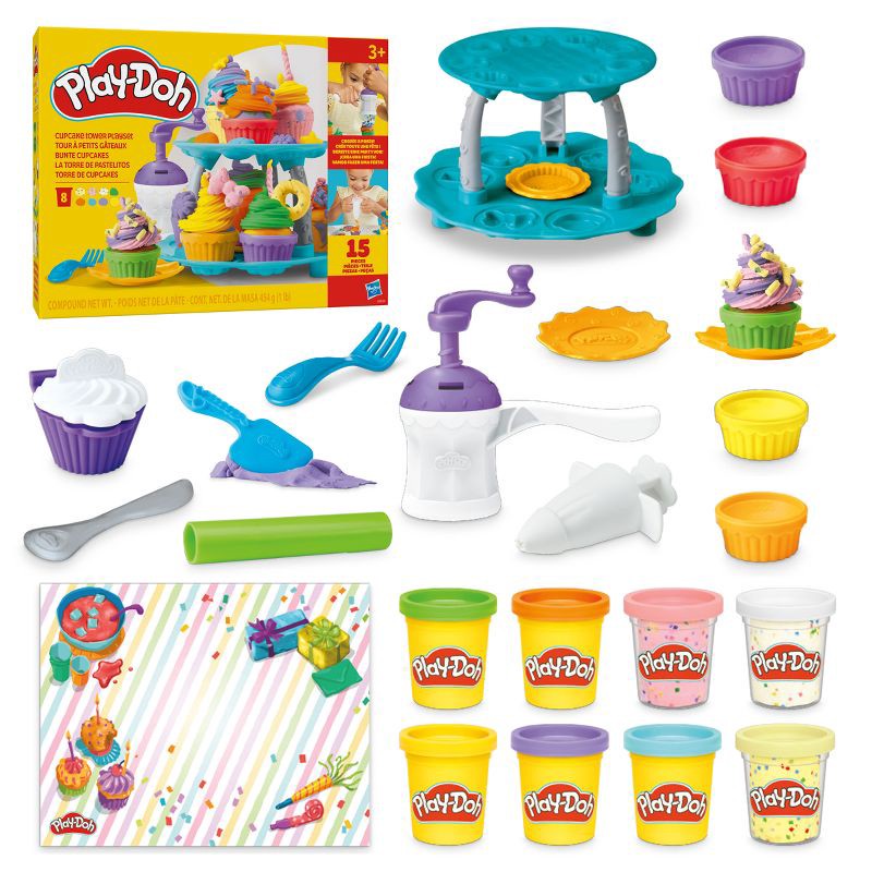 slide 1 of 12, Play-Doh Cupcake Tower Playset , Christmas Gifts for Kids', 1 ct