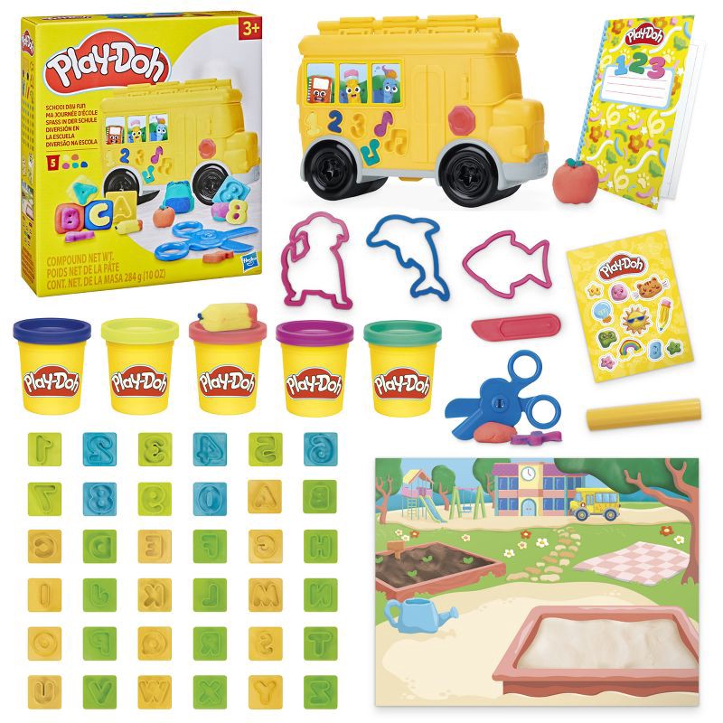 slide 1 of 12, Play-Doh School Day Fun, Christmas Gifts for Kids', 1 ct