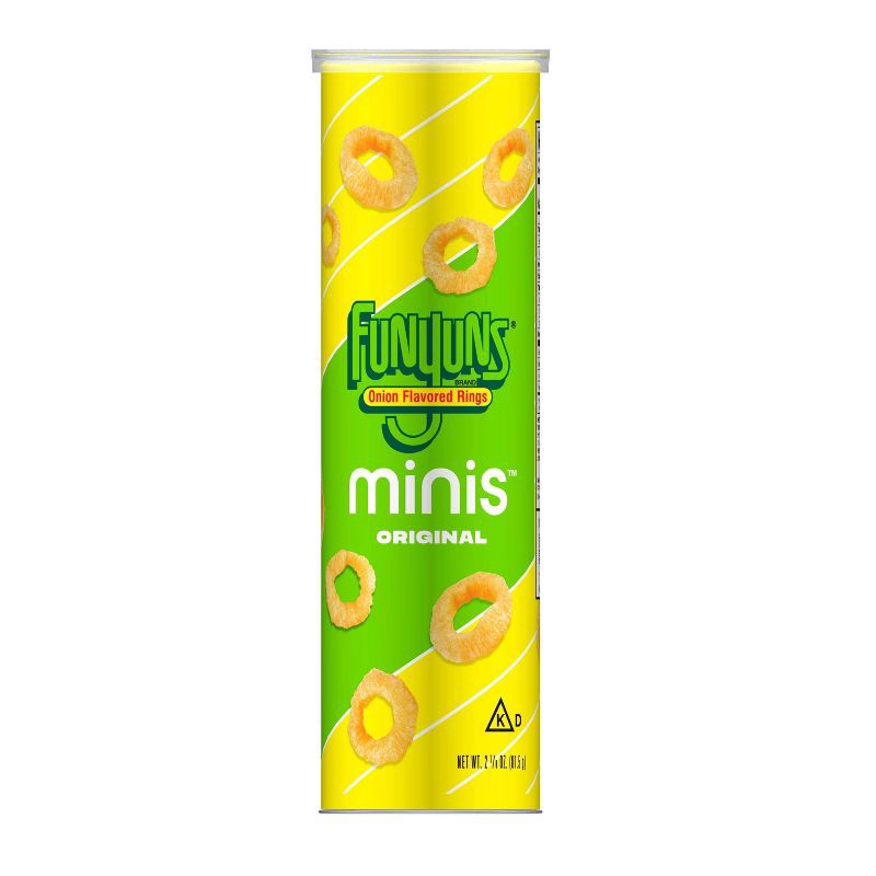 slide 2 of 7, Funyuns Minis Canister 2.875oz, 2.875 oz