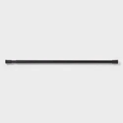 60" Shower Tension Rod Black - Room Essentials™