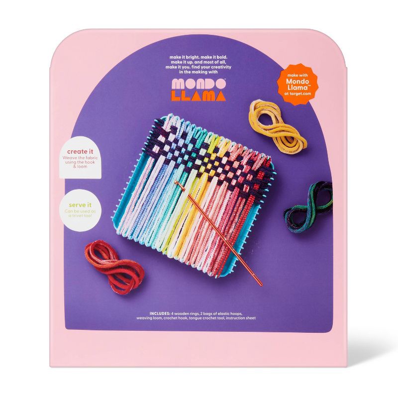 slide 4 of 4, Loom Potholder Craft Kit - Mondo Llama™, 1 ct