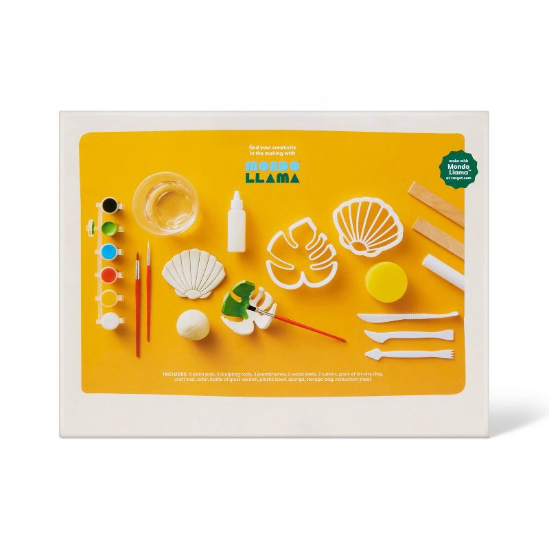 slide 4 of 4, Air Dry Clay Craft Kit - Mondo Llama™, 1 ct