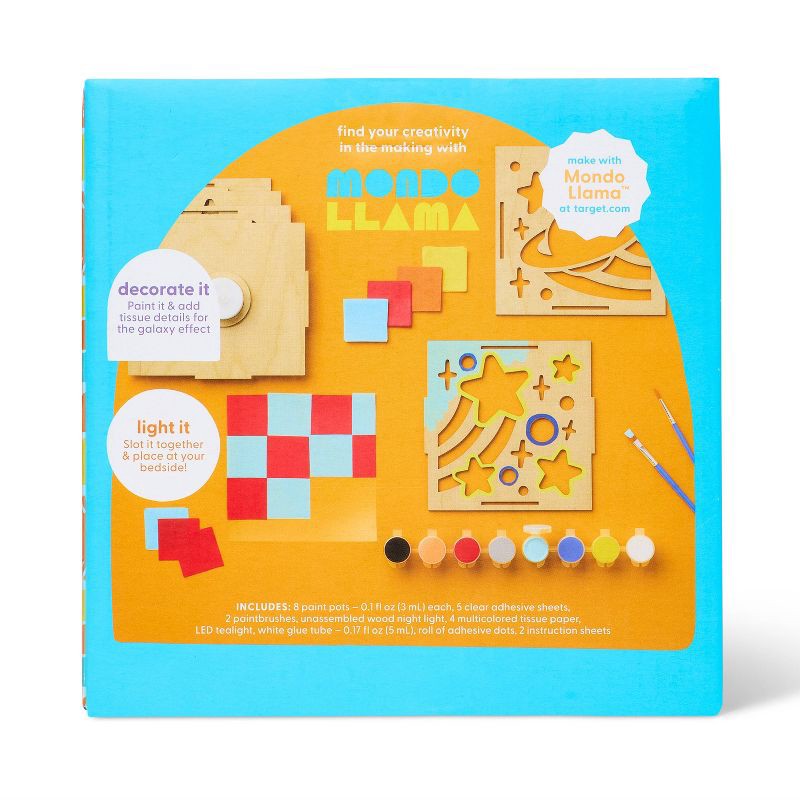 slide 3 of 3, Space Lantern Decoupage and Painting Craft Kit- Mondo Llama™, 1 ct