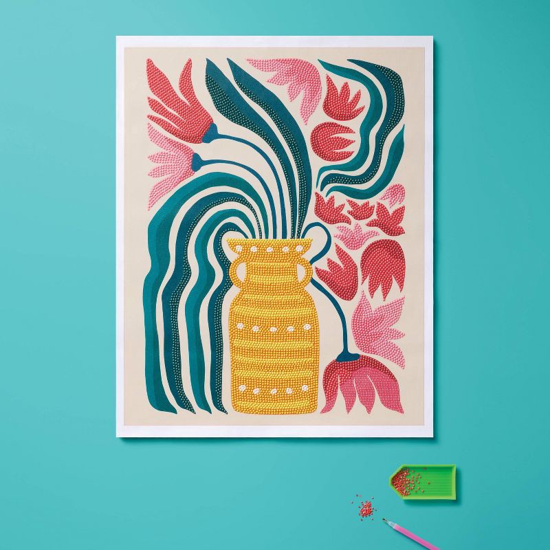 slide 2 of 4, Gem Art Filled Vase Craft Kit - Mondo Llama™, 1 ct