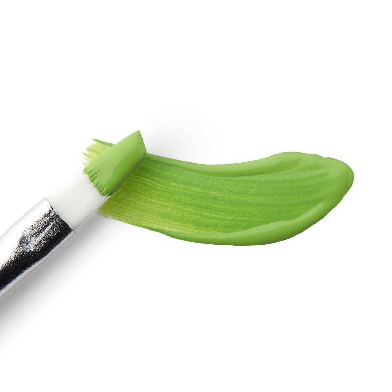 slide 3 of 3, 2oz Satin Acrylic Paint Juicy Kiwi - Mondo Llama™, 2 oz