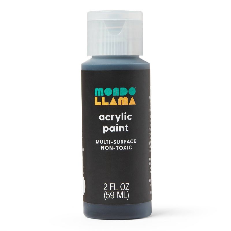 slide 1 of 3, 2oz Satin Acrylic Paint Fresh Pavement - Mondo Llama™, 2 oz
