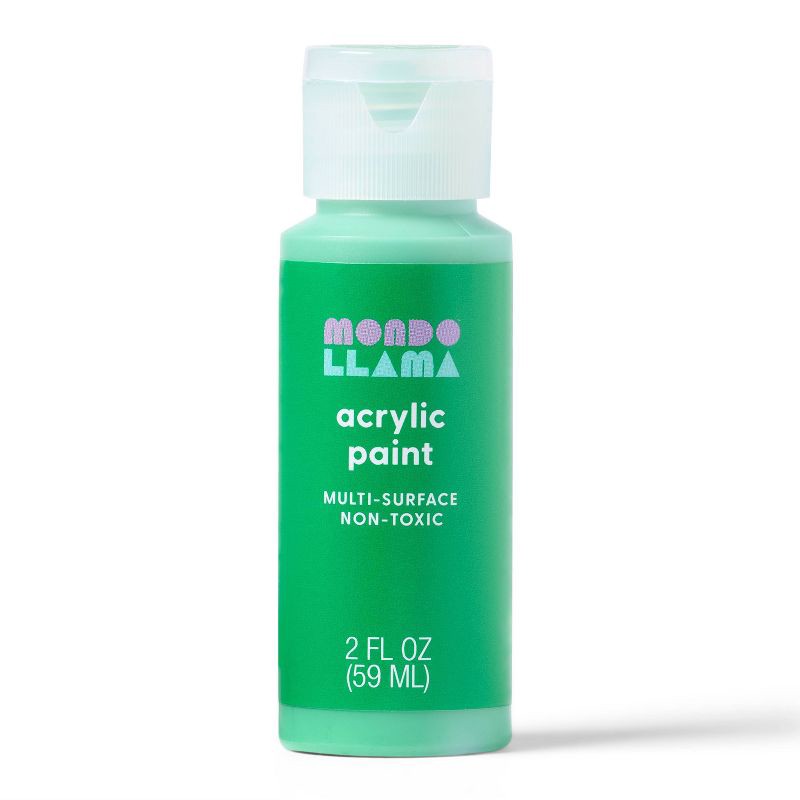 slide 1 of 3, 2oz Satin Acrylic Paint Enchanted Forest - Mondo Llama™, 2 oz