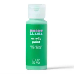 2oz Satin Acrylic Paint Enchanted Forest - Mondo Llama™