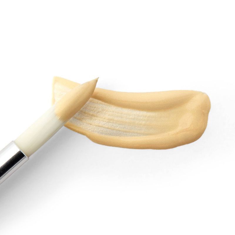 slide 3 of 3, 2oz Metallic Acrylic Paint Glistening Gold - Mondo Llama™, 2 oz