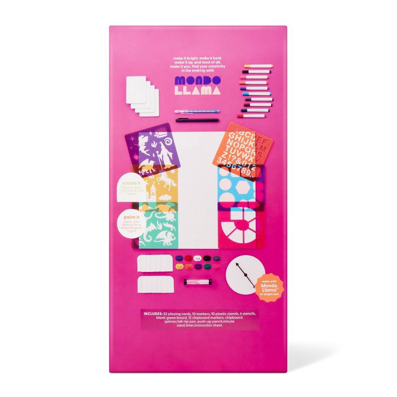 slide 4 of 4, Create-Your-Own Board Game Craft Kit - Mondo Llama™, 1 ct