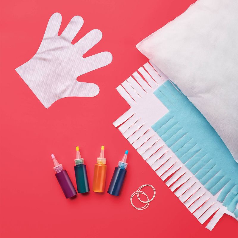 slide 3 of 4, Tie-Dye Jersey Tied Pillow Craft Kit- Mondo Llama™, 1 ct