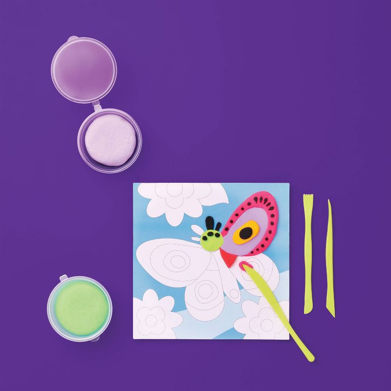 slide 3 of 4, 4ct Textured Clay Art Craft Kit - Mondo Llama™, 4 ct