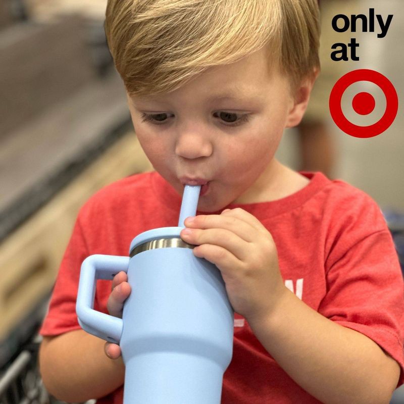 slide 3 of 8, Re-Play 10oz Recycled Stainless Steel Mini Tumbler for Toddlers - Ice Blue, 10 oz