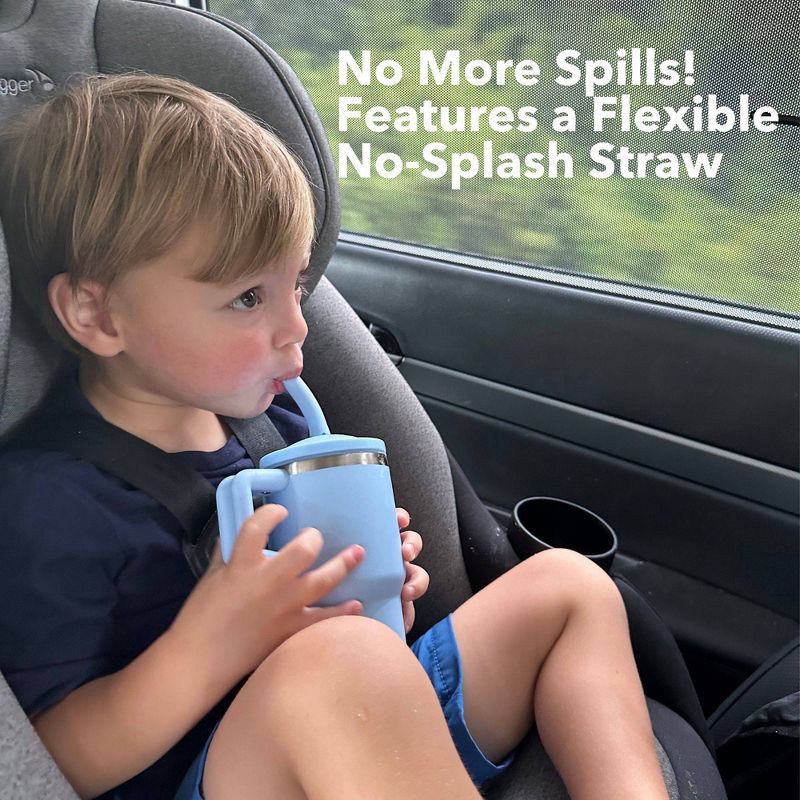 slide 4 of 8, Re-Play 10oz Recycled Stainless Steel Mini Tumbler for Toddlers - Ice Blue, 10 oz