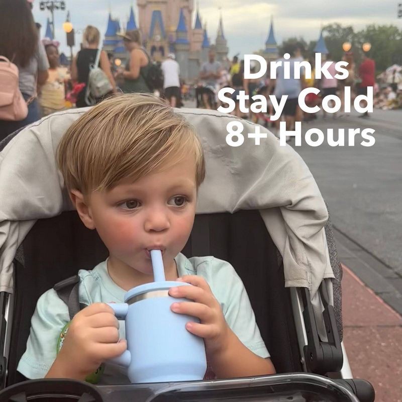 slide 7 of 8, Re-Play 10oz Recycled Stainless Steel Mini Tumbler for Toddlers - Ice Blue, 10 oz