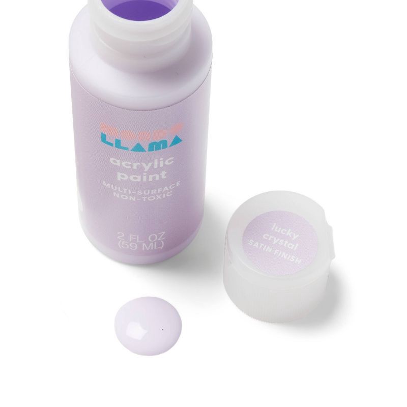 slide 2 of 3, 2oz Satin Acrylic Paint Lucky Crystal - Mondo Llama™, 2 oz