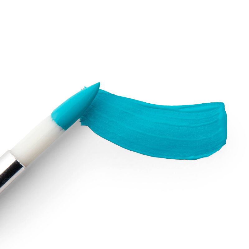 slide 3 of 3, 2oz Satin Acrylic Paint Sparkling Pool - Mondo Llama™, 2 oz