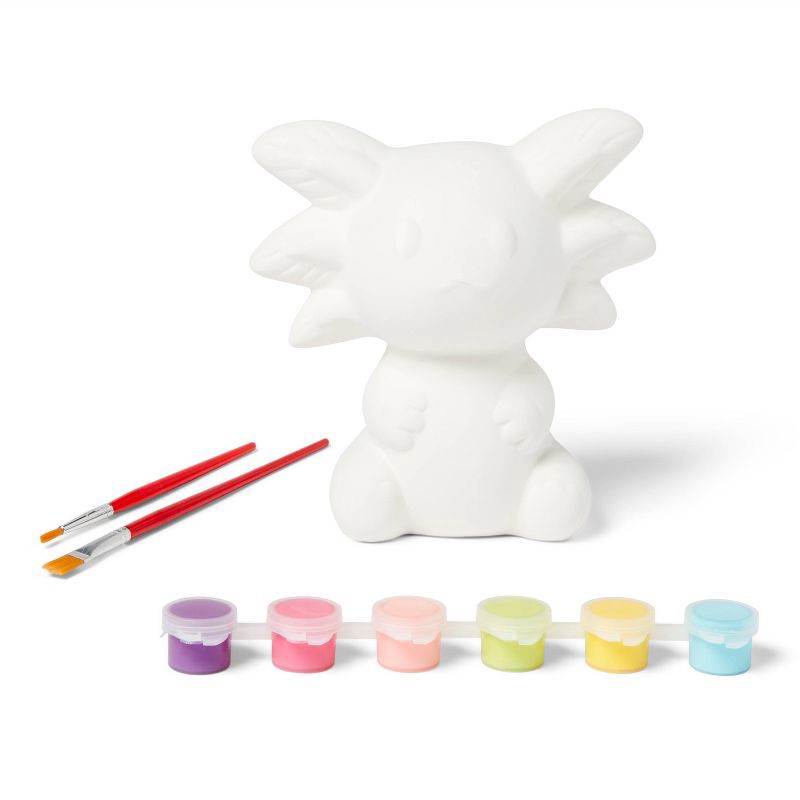 slide 3 of 4, Ceramic Axolotl Painting Craft Kit - Mondo Llama™, 1 ct