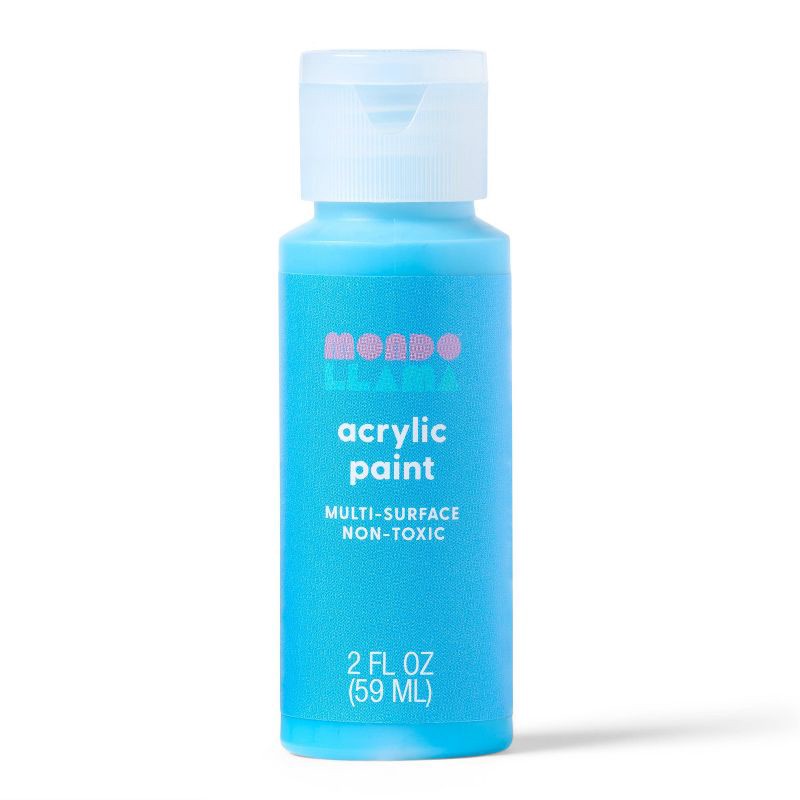 slide 1 of 3, 2oz Satin Acrylic Paint Infinite Ocean - Mondo Llama™, 2 oz