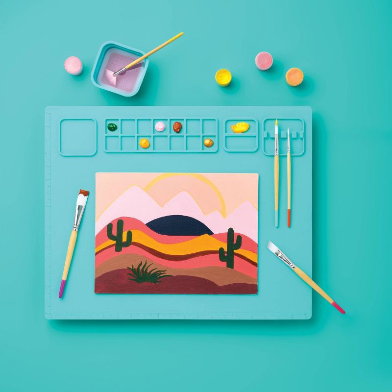 slide 2 of 4, Mess Free Silicone Mat - Mondo Llama™, 1 ct