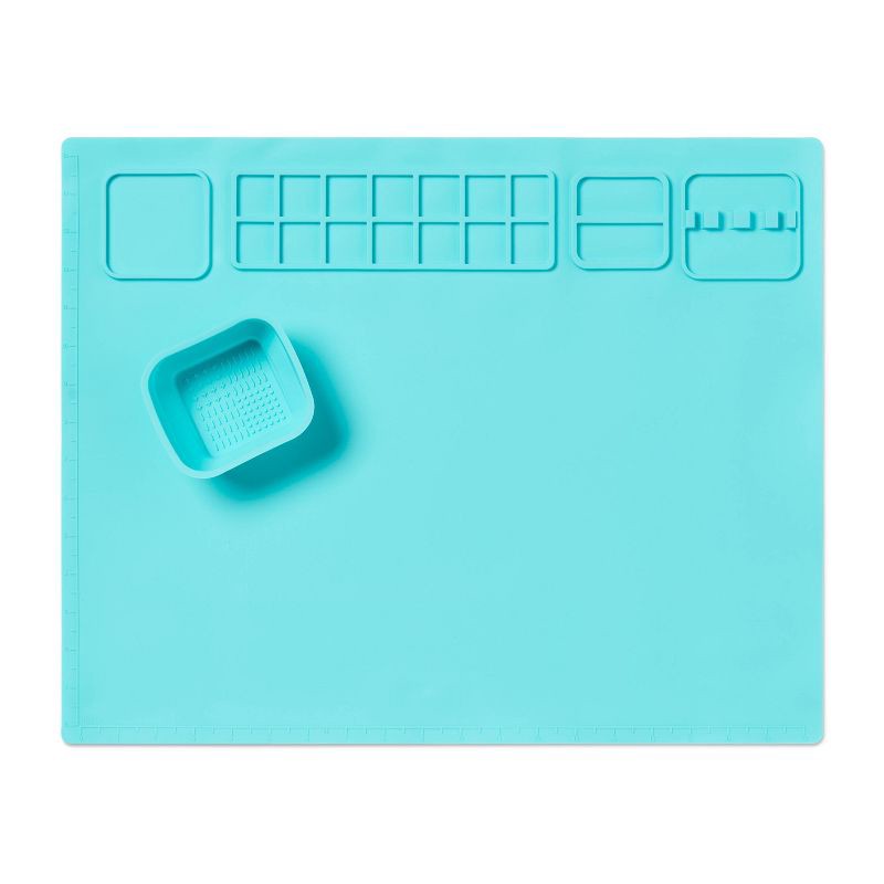 slide 3 of 4, Mess Free Silicone Mat - Mondo Llama™, 1 ct