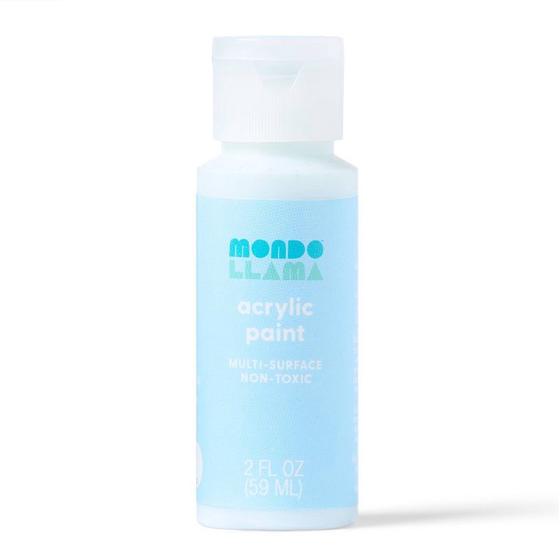 slide 1 of 3, 2oz Satin Acrylic Paint Cloudless Sky - Mondo Llama™, 2 oz