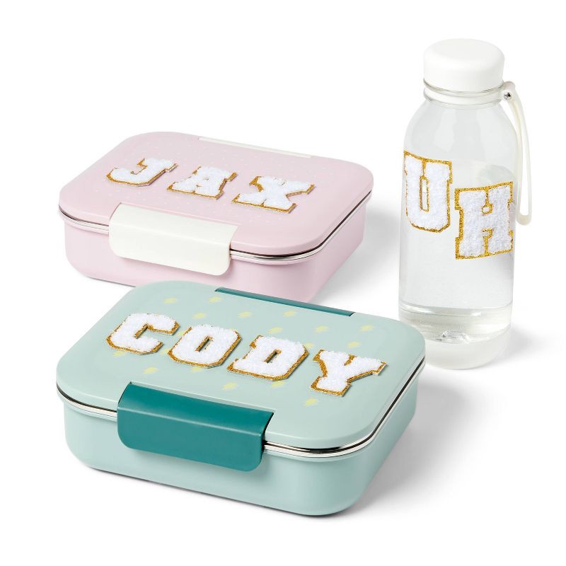 slide 3 of 3, 26ct White Adhesive Letter Patches - Mondo Llama™, 26 ct