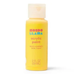 2oz Satin Acrylic Paint Warm Sunshine - Mondo Llama™