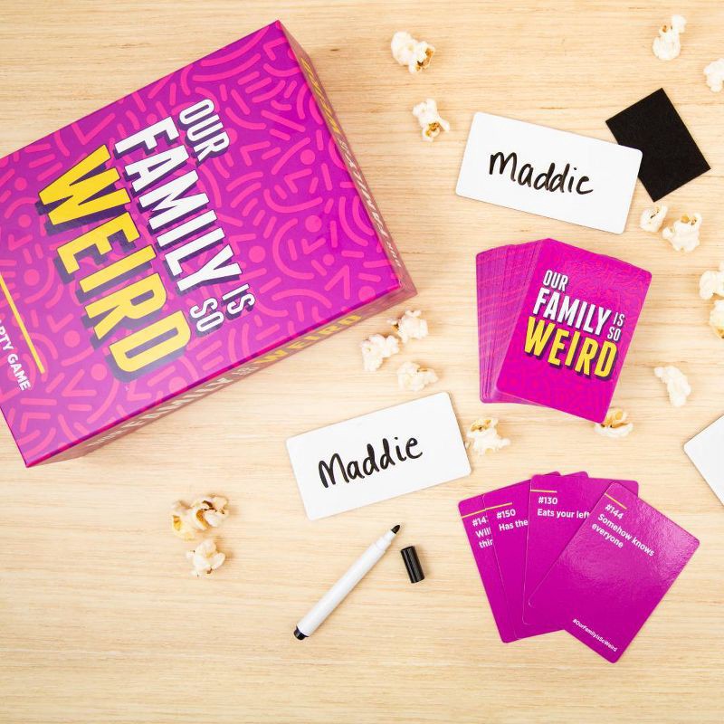 slide 2 of 8, DSS Games Our Family Is So Weird Card Game, 1 ct