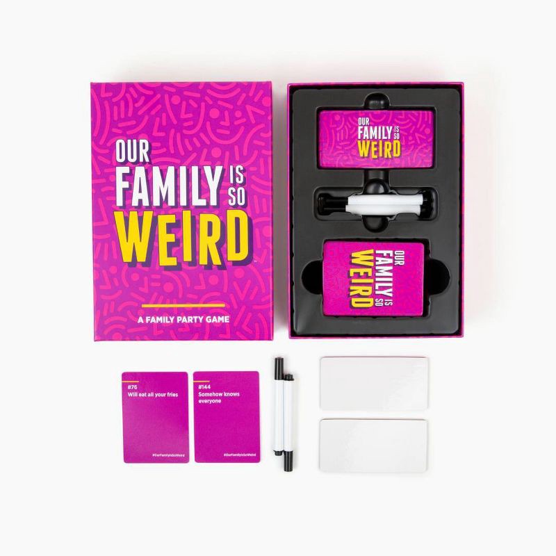 slide 3 of 8, DSS Games Our Family Is So Weird Card Game, 1 ct